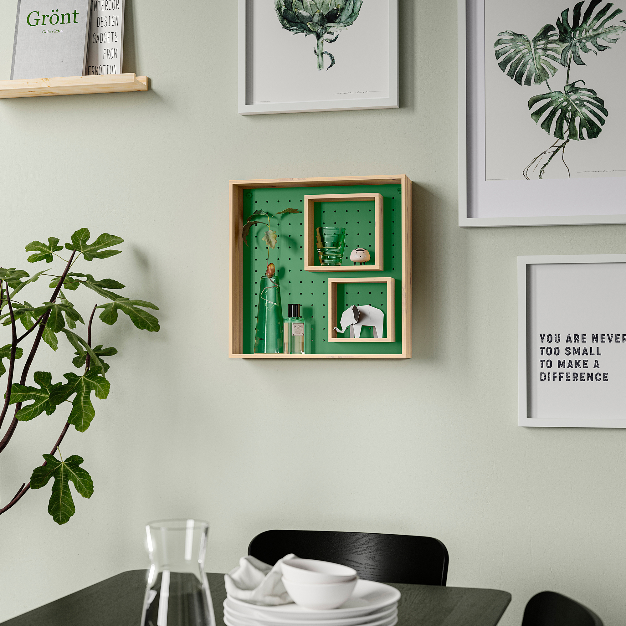 SKOGSMOSAIK display shelf
