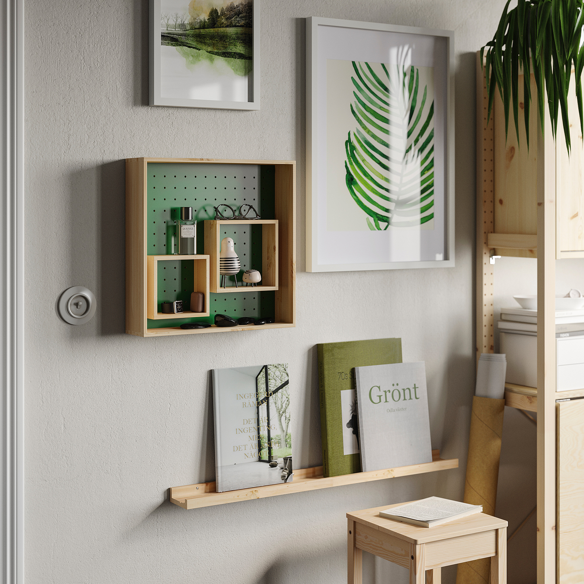 SKOGSMOSAIK display shelf
