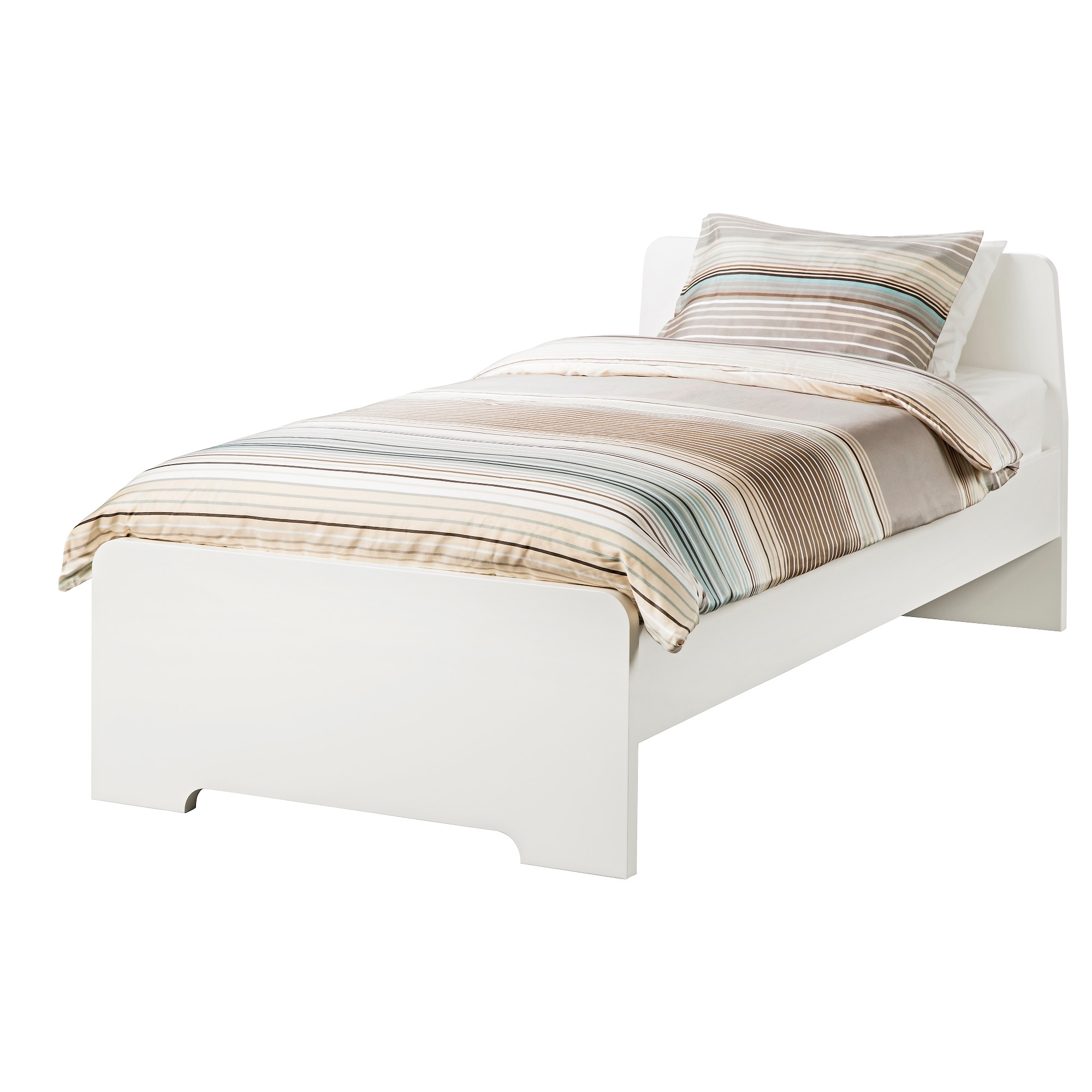 ASKVOLL bed with headboard