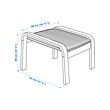 POÄNG armchair and footstool