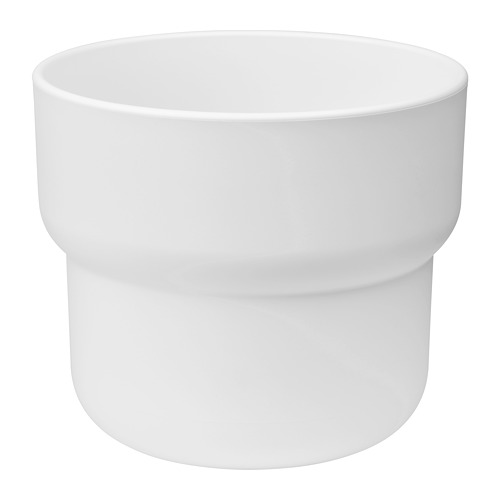 FÖRENLIG - 花盆, 室內/戶外用 白色, 12 公分 | IKEA 線上購物 - PE774232_S4