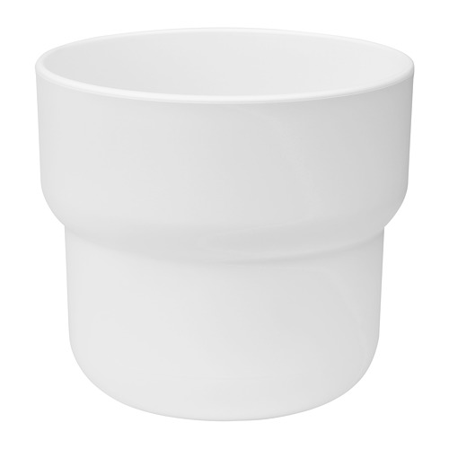 FÖRENLIG - 花盆, 室內/戶外用 白色, 9 公分 | IKEA 線上購物 - PE774238_S4