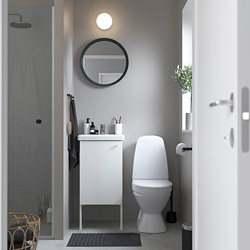 ENHET/TVÄLLEN - wash-basin cabinet with 1 door, concrete effect/grey Pilkån tap | IKEA Taiwan Online - PE777063_S3