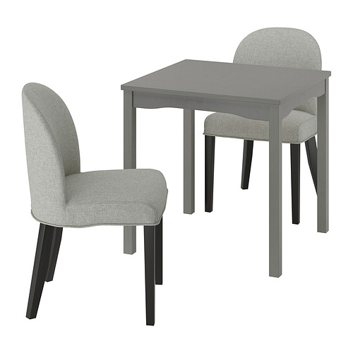HAUGA/ROSENTORP table and 2 chairs