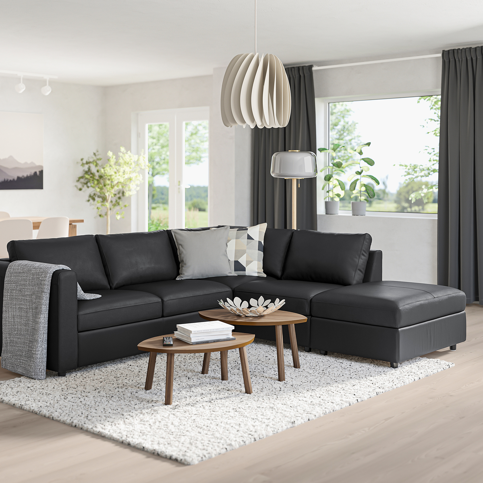 VIMLE corner sofa, 4-seat