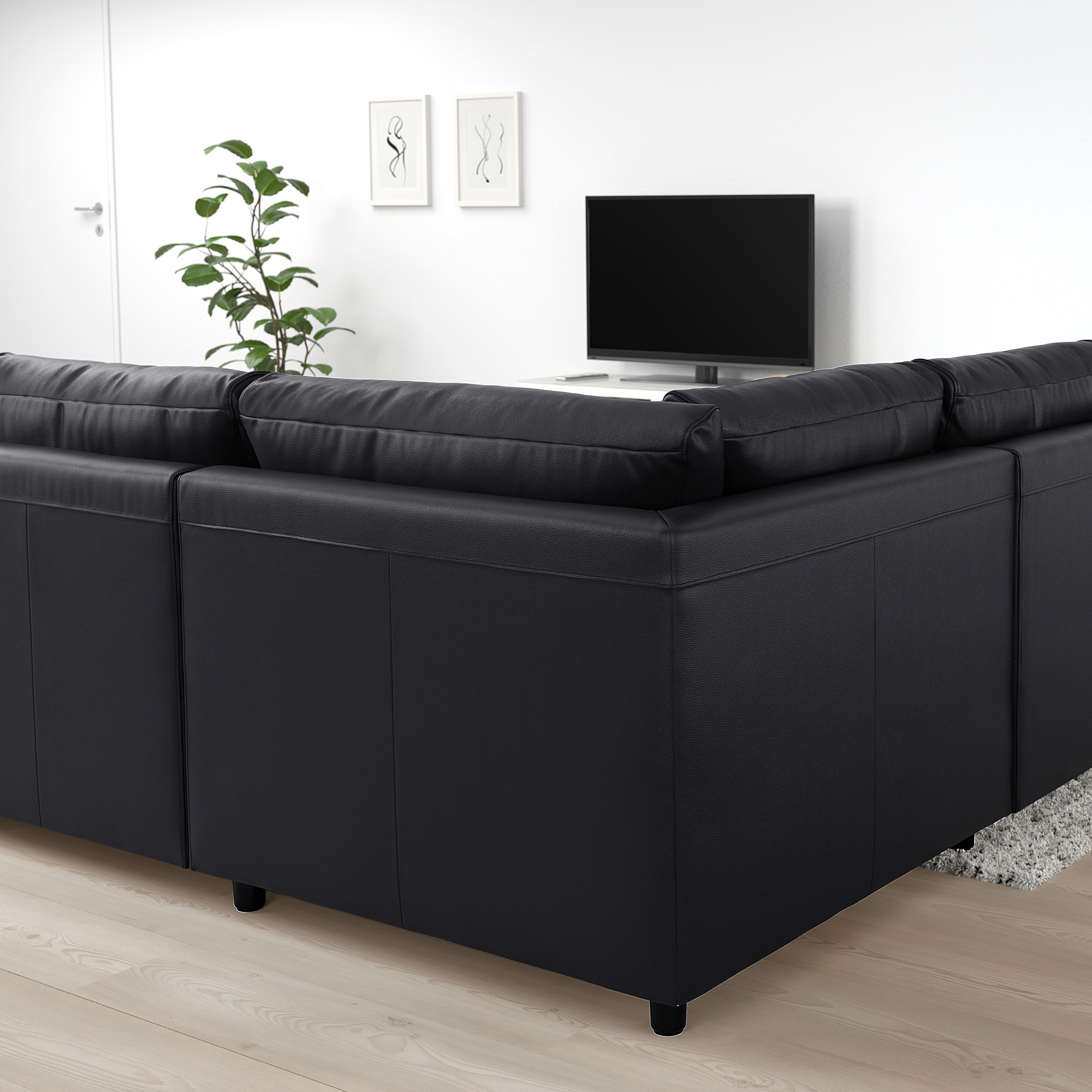 VIMLE corner sofa, 3-seat