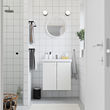 ENHET/TVÄLLEN wash-stnd w doors/wash-basin/tap