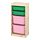 TROFAST - storage combination with boxes, light white stained pine green/pink | IKEA Taiwan Online - PE774113_S1