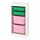 TROFAST - storage combination with boxes, white/green pink | IKEA Taiwan Online - PE774115_S1