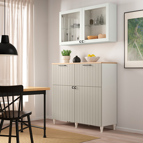 BESTÅ - storage combination w doors/drawers, white Sutterviken/Kabbarp/grey-beige clear glass | IKEA Taiwan Online - PE785955_S4