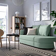 LINDÅKRA 2-seat sofa-bed