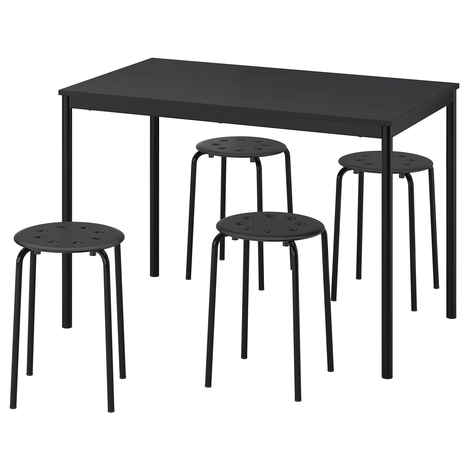 SANDSBERG/MARIUS table and 4 stools