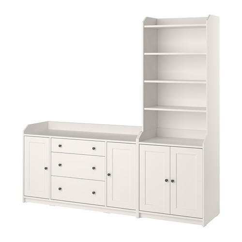HAUGA - storage combination, white, 210x46x199 cm | IKEA Taiwan Online - PE785997_S4