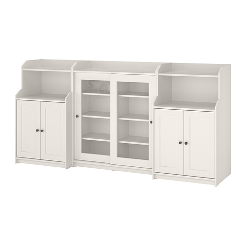 HAUGA - storage combination, white, 244x46x116 cm | IKEA Taiwan Online - PE785999_S4