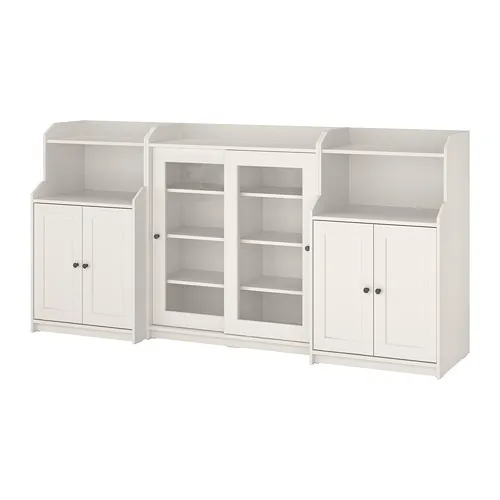 HAUGA - 收納組合, 白色, 244x46x116 公分 | IKEA 線上購物 - PE785999_S4
