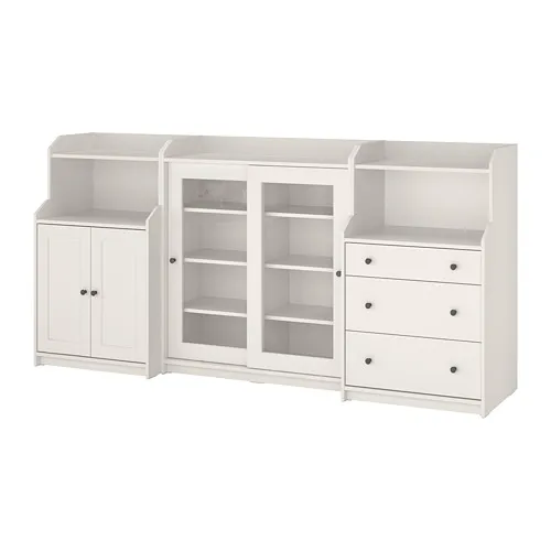 HAUGA - 收納組合, 白色, 244x46x116 公分 | IKEA 線上購物 - PE786001_S4