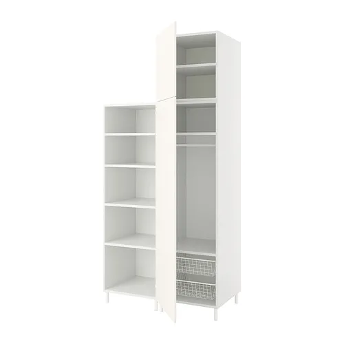 PLATSA - 雙門衣櫃/衣櫥, 白色/Fonnes 白色, 120x57x251 公分 | IKEA 線上購物 - PE830962_S4