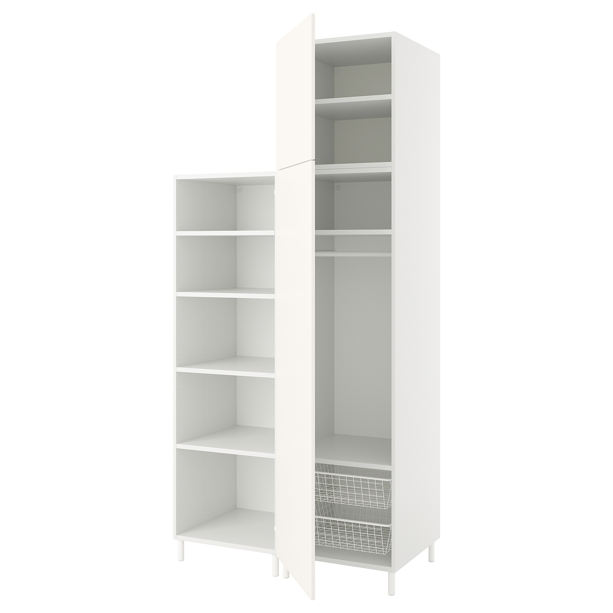 PLATSA wardrobe with 2 doors