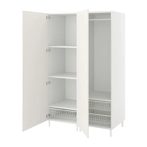PLATSA - 雙門衣櫃/衣櫥, 白色/Fonnes 白色, 120x57x191 公分 | IKEA 線上購物 - PE830972_S4