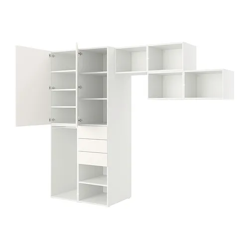 PLATSA - 2門3抽衣櫃/衣櫥, 白色/FONNES白色, 300x57x241 公分 | IKEA 線上購物 - PE830963_S4