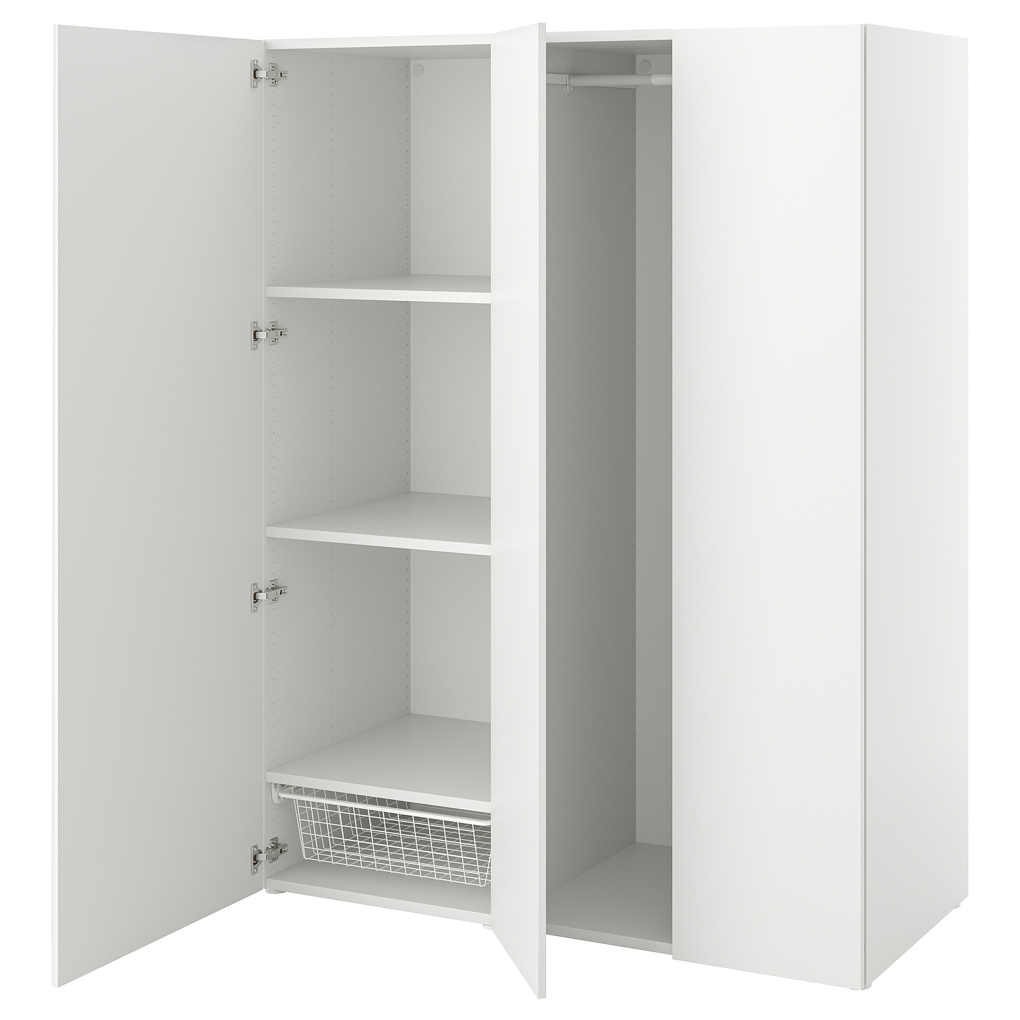 PLATSA wardrobe with 3 doors