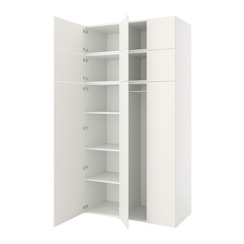 PLATSA wardrobe with 9 doors