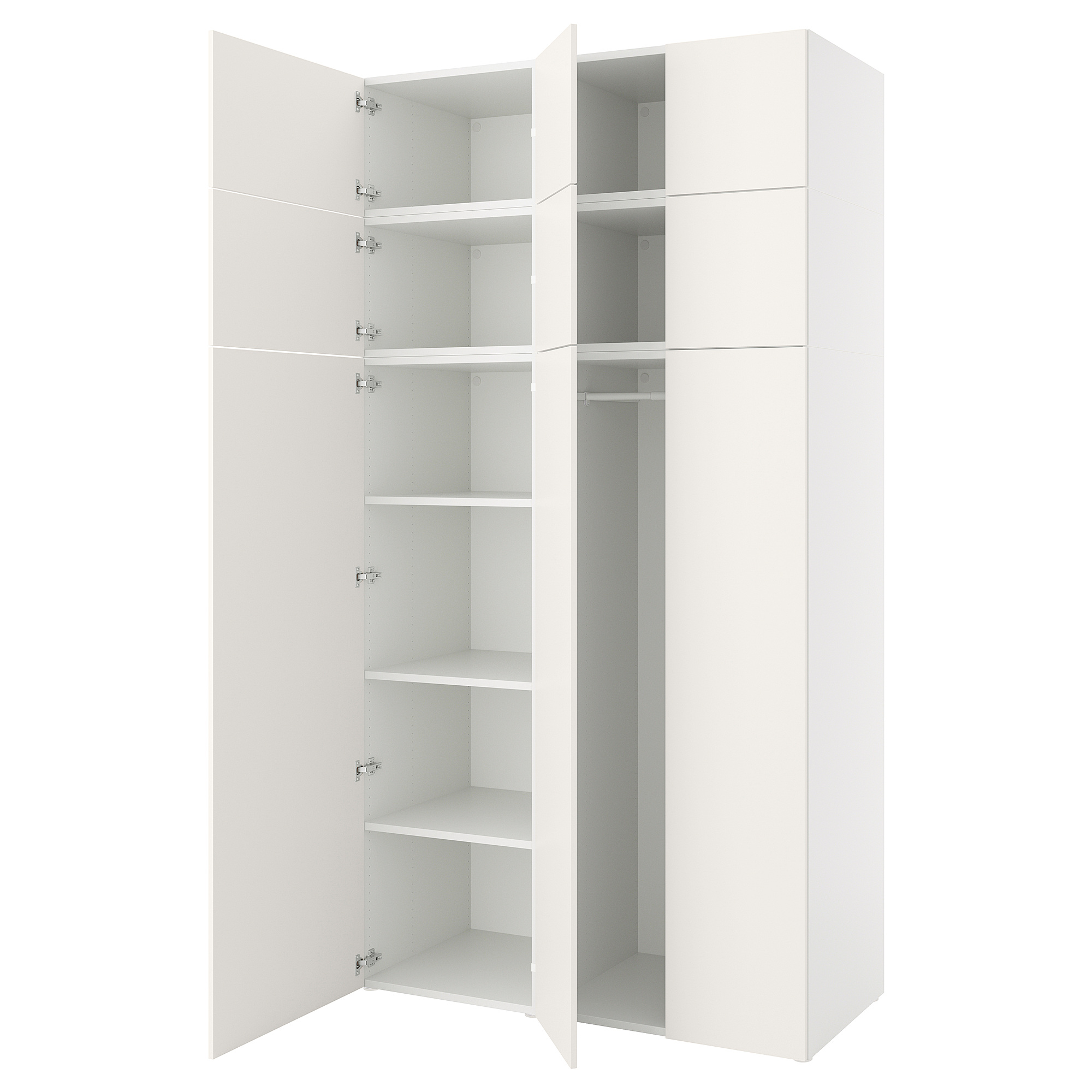 PLATSA wardrobe with 9 doors