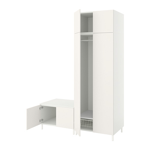 PLATSA - 衣櫃組合/6門, 白色/Fonnes 白色 | IKEA 線上購物 - PE830970_S4