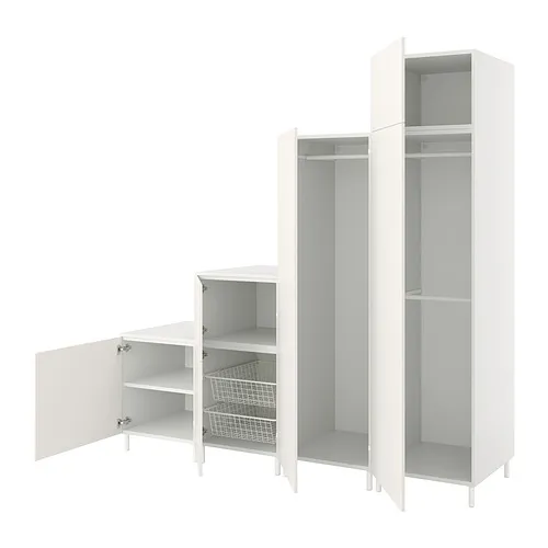 PLATSA - 衣櫃組合/6門, 白色/Fonnes 白色, 240x57x231 公分 | IKEA 線上購物 - PE830975_S4