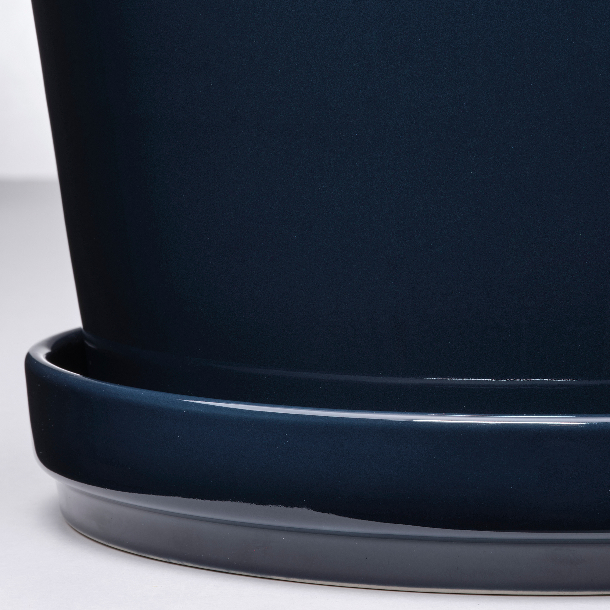 KLOTLÖNN plant pot with saucer
