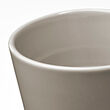 KLOTLÖNN plant pot with saucer