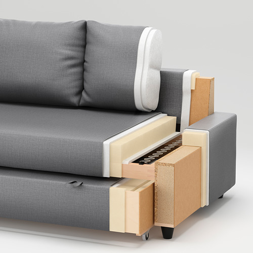 FRIHETEN - corner sofa-bed with storage, Skiftebo dark grey | IKEA Taiwan Online - PE731383_S4