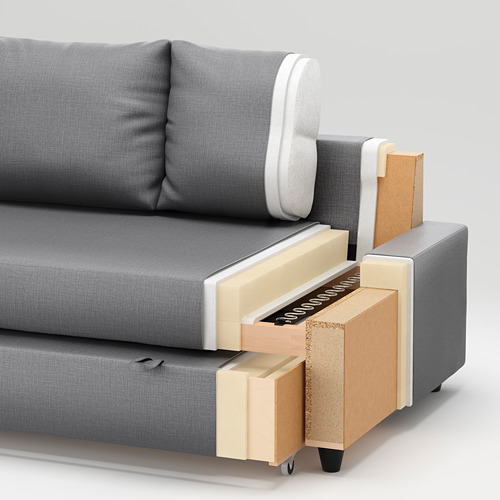 FRIHETEN/KLAGSHAMN corner sofa-bed with storage