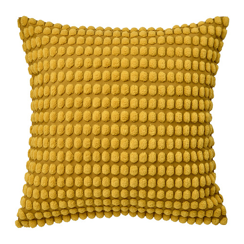 SVARTPOPPEL - cushion cover, yellow, 50x50 cm | IKEA Taiwan Online - PE872820_S4