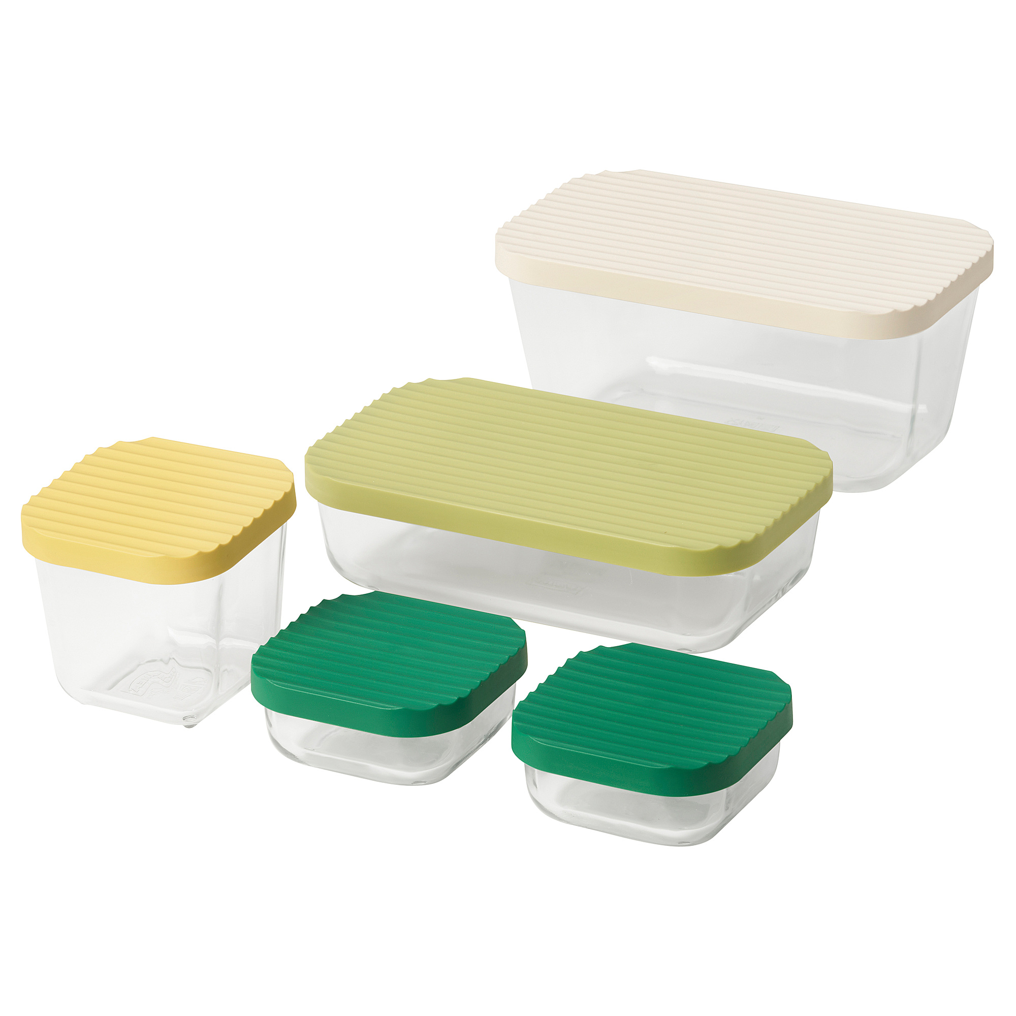 HAVSTOBIS 食物盒附蓋 5件組