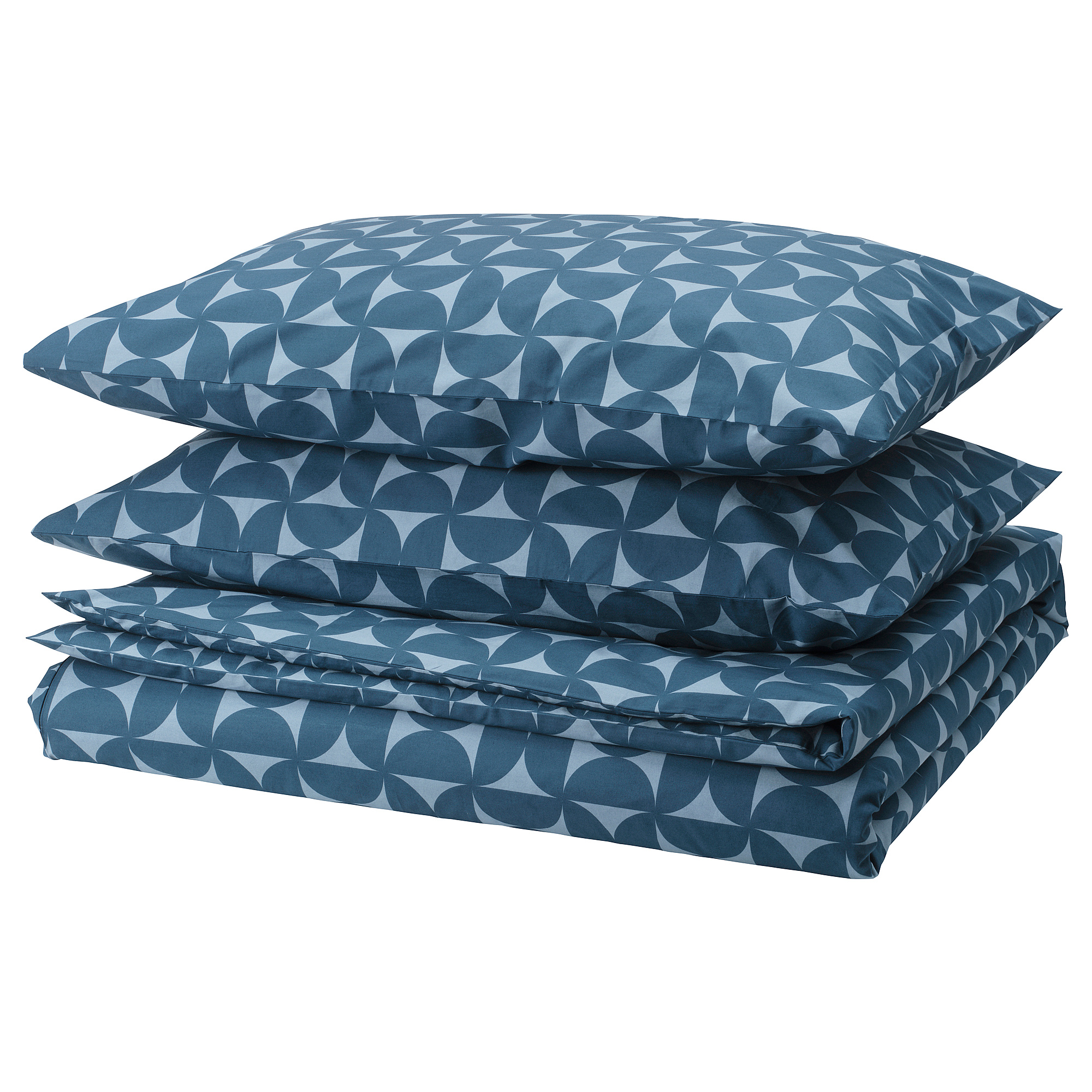 ÄNGSNEJLIKA duvet cover and 2 pillowcases