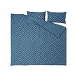 ÄNGSNEJLIKA duvet cover and 2 pillowcases