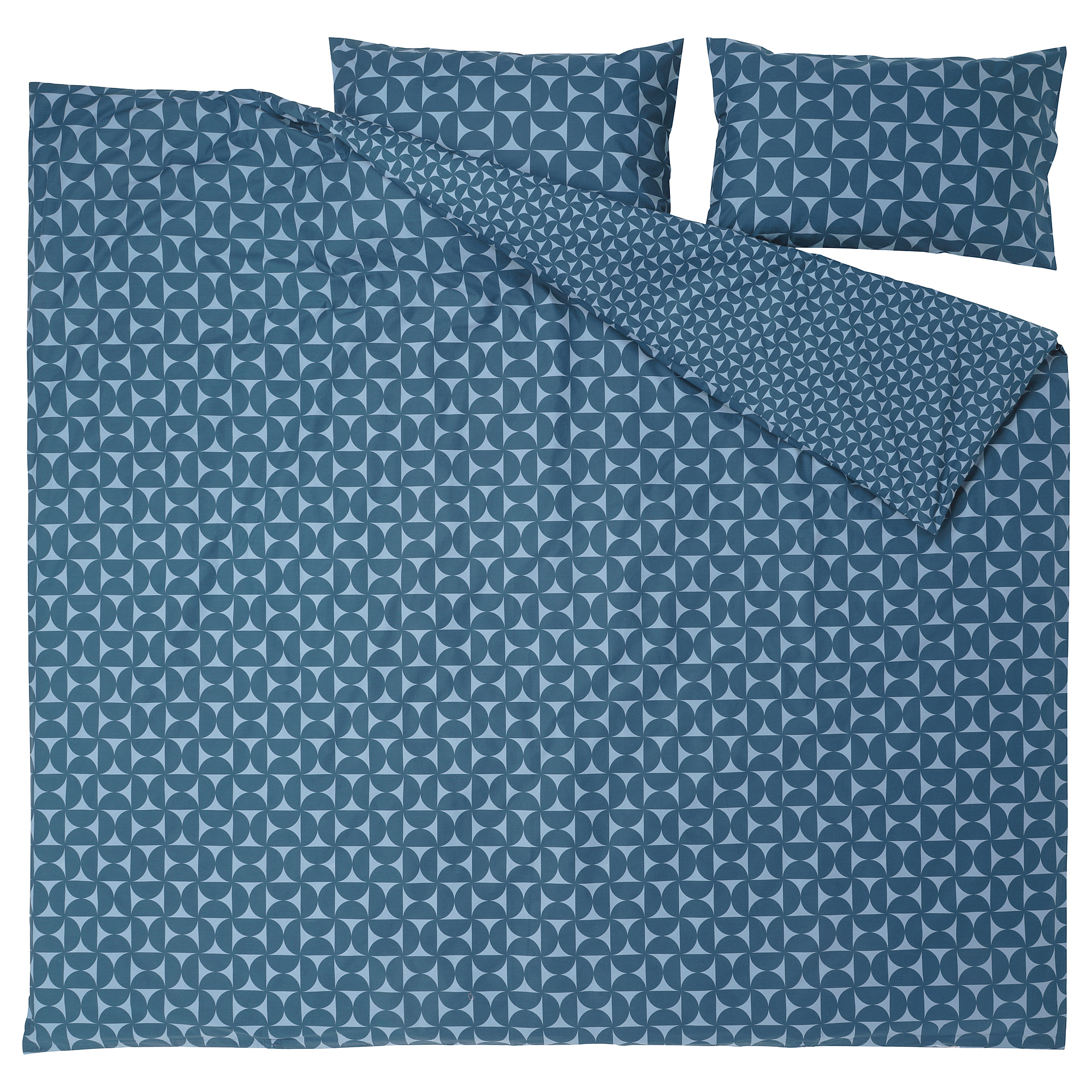 ÄNGSNEJLIKA duvet cover and 2 pillowcases