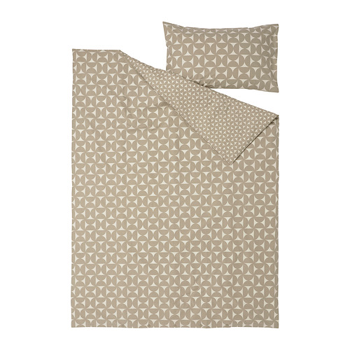 ÄNGSNEJLIKA duvet cover and pillowcase