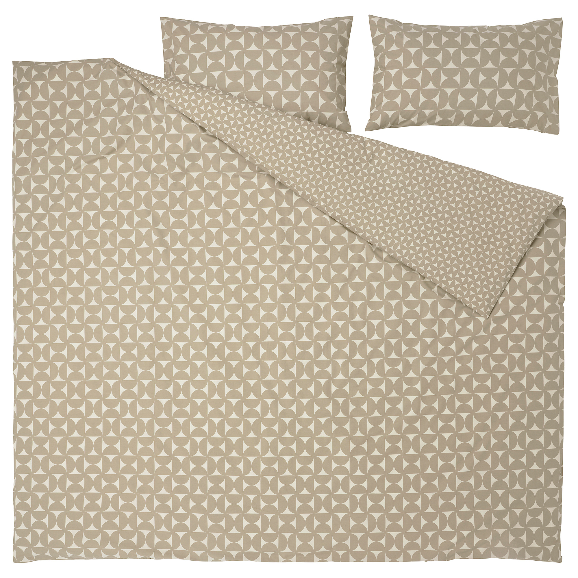 ÄNGSNEJLIKA duvet cover and 2 pillowcases
