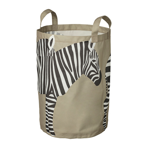 SANDLÖPARE - storage bag, light brown/zebra pattern | IKEA Taiwan Online - PE976369_S4