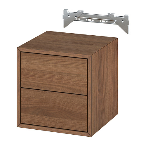 EKET wall cabinet with 2 drawers