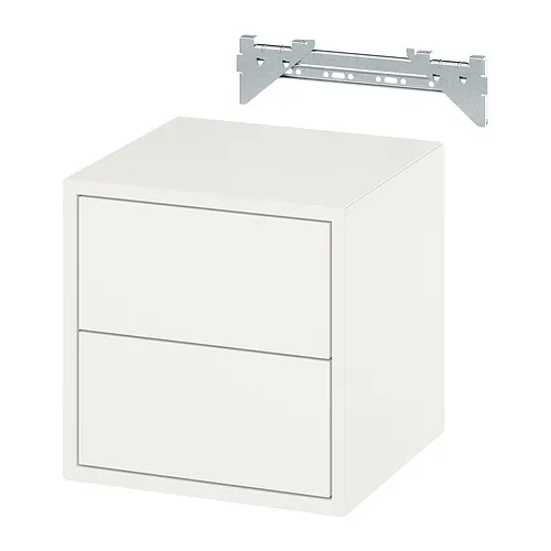 EKET - wall cabinet with 2 drawers, white, 35x35x35 cm | IKEA Taiwan Online - PE976389_S4
