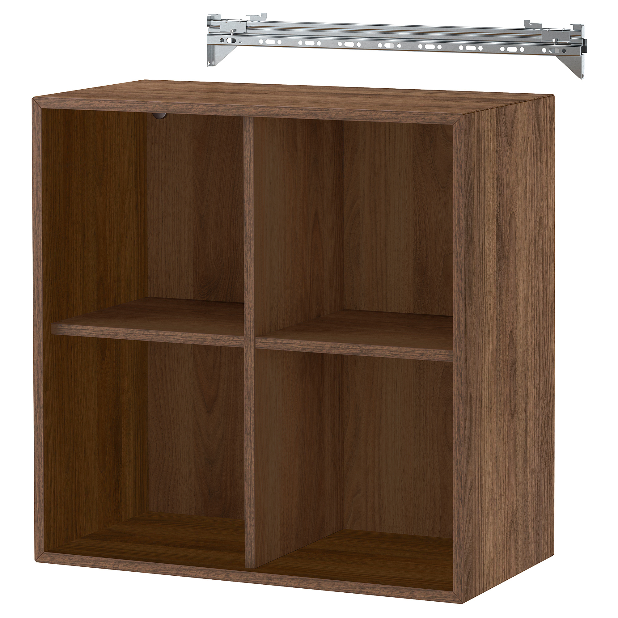 EKET wall-mounted shelving unit w 4 comp
