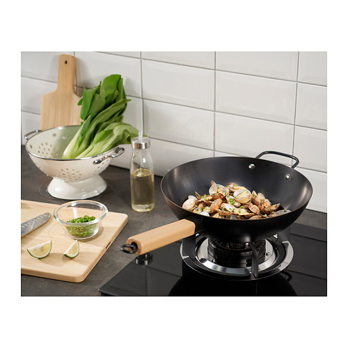 VARDAGEN wok with lid