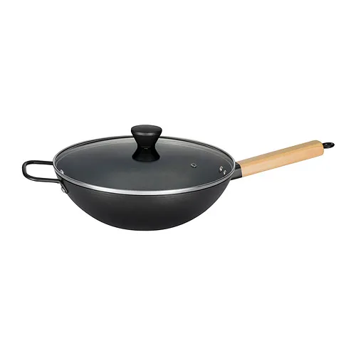 VARDAGEN - wok with lid, carbon steel, 30 cm | IKEA Taiwan Online - PE976400_S4