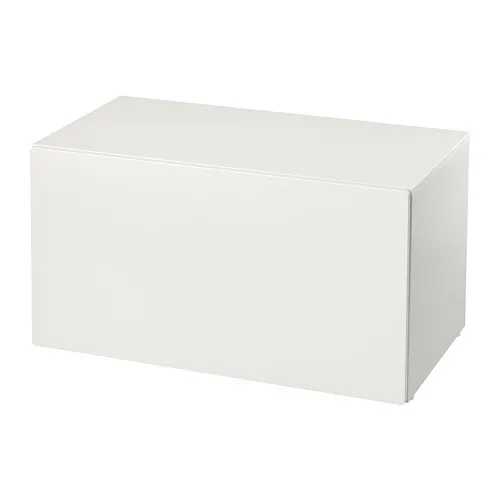 SMÅSTAD - 長凳附收納盒, 白色/白色, 90x52x48 公分 | IKEA 線上購物 - PE786134_S4