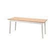 PINNTORP - table, light brown stained/white stained, 185x75 cm | IKEA Taiwan Online - PE872933_S2 