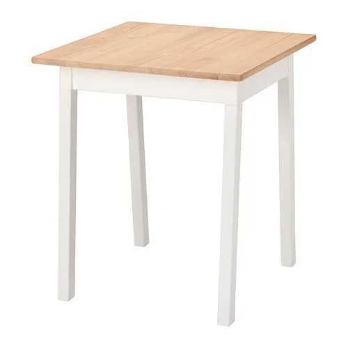 PINNTORP - 桌子, 淺棕色/染白色, 65x65 公分 | IKEA 線上購物 - PE872934_S4