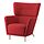 OSKARSHAMN - 扶手椅, Tonerud 紅色, 82x86x99 公分 | IKEA 線上購物 - PE872952_S1